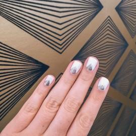 Wedding - Triangle Nail Art