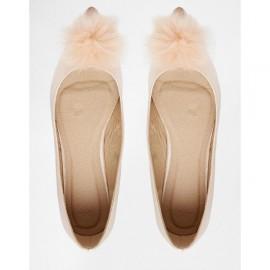 Wedding - ASOS LILLE Co-ord Pointed Ballet Flats