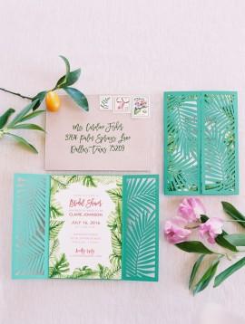 Wedding - Playful   Glam Palm Springs Garden Party Inspiration Shoot