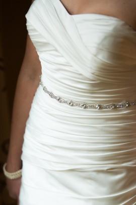 Wedding - Bridal Sash, Rhinestone Sash, Wedding Dress Sash, Crystal Belt, Embellishment, Applique Thin Trim
