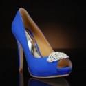 My Glass Slipper Blue Wedding Shoes Featured on CBS News