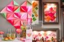 DIY Tutorial: Colorful Folded Paper Backdrop