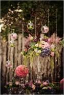 Colorful Branch Wedding Centerpiece Idea