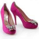 Crystal Butterfly Wedding Shoes from Aruna Seth