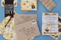 DIY Tutorial: Rubber Stamp Butterfly Handkerchief Wedding Invitations
