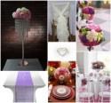 Creative table styling using wedding decorations for hire