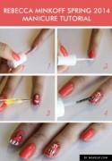 Tuesday Tutorial: Rebecca Minkoff Spring 2014 Nails