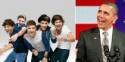 Popularity One Direction on Facebook Compete U.S. President