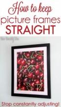 How to Keep Picture Frames Straight