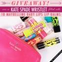 Giveaway: Win a Kate Spade Wristlet Filled with 18 Maybelline Baby Lips Lip Balms!