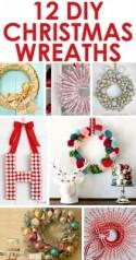 12 DIY Christmas Wreaths