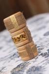 diy Weddings Crafts: Twine & Gold Napkin Ring Holders