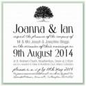 Knots and Kisses Wedding Stationery: Bespoke Wedding Invitations With A Tree Motif