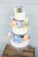 Three cakes for a New England-inspired wedding by Karenanna Cakes 