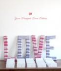 DIY: Yarn Wrapped LOVE letters