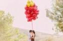 Engagement Session with Heart Balloons