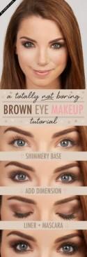 A Totally NOT Boring Brown Eye Makeup Tutorial
