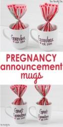 Pregnancy Announcement Mugs + Video of Reactions