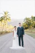 Hawaiian Pink And Gold Wedding