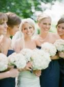 Classic Navy + Silver Lake Country Wedding