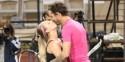 Kaley Cuoco And Ryan Sweeting Bring Their PDA To The Tennis Court