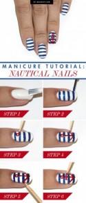 Manicure Monday: Nautical Manicure