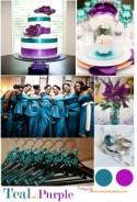 Color Palette: Teal and Purple