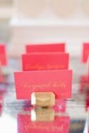 Glam DIY Gem Escort Card Holders For A Modern Wedding 