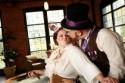 Kristina & Matthew's steampunk and science bookish wedding