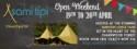 Knots and Kisses Wedding Stationery: Wedding Tipi Open Weekend
