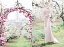 Blush Elopement Wedding Inspiration in a Spring Blossom Orchard 
