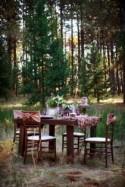 Romantic Fall Forest Wedding Inspiration 