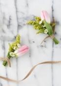 Cute DIY Tiny Bouquet For Bridesmaids Or A Boutonniere 