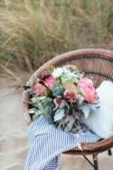 Modern Beach Wedding Inspiration In Cornwall, England 