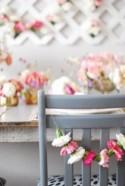 Sweet DIY Carnation Chair Garland 