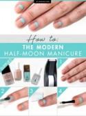 How to: The Modern Half-Moon Manicure