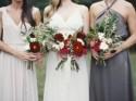 Elegant pomegranate and burgundy inspired wedding ideas