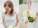 This Timeless Teal and Peach New Hampton Wedding by Everlasting Love Photography will melt your heart!