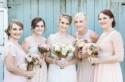 Romantic Blush & Grey Vintage Farm Wedding with 800 Paper Flowers! {Louise Vorster Photography}