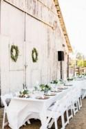 37 Cool Outdoor Barn Wedding Ideas 