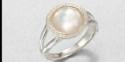 Pretty Pearl Engagement Rings For Brides Born In June