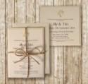 Knots and Kisses Wedding Stationery: Rustic Lemon & Cream Wedding Invitations & Inspiration