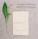 Wedding Program Wording 
