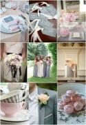 Cool pink and grey wedding ideas