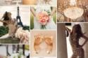 Peach and Gold Wedding Inspiration Board
