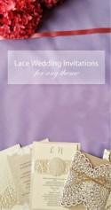 Lace Wedding Invitations... A Fit for Every Theme - Belle the Magazine . The Wedding Blog For The Sophisticated Bride