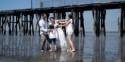 This Family Wore White For Their Portrait, Then Started A Mud Fight To Show Their True Colors