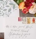 Envelope Inspiration: Calligraphy and Vintage Stamps