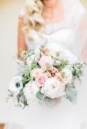 Blush pink and grey real wedding at the beach - Wedding Sparrow 