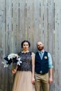 Home Grown Woodland Wedding with Origami Cranes & Flowers: Jason & Alexis